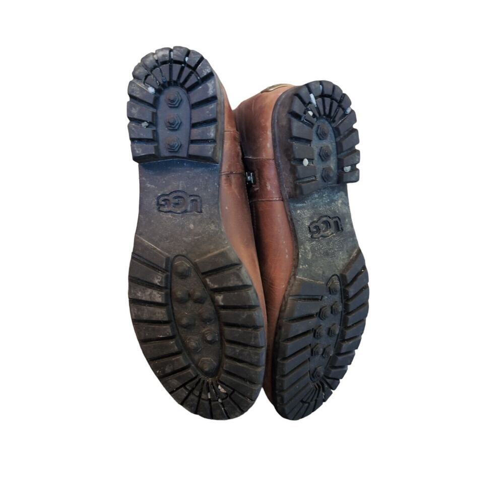 Ugg Distressed Burroughs Chestnut Waterproof Leat… - image 6